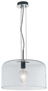 Φωτιστικό Οροφής Gibus I-GIBUS-S40 TR 1xE27 Φ40cm 150cm Clear Luce Ambiente Design Γυαλί