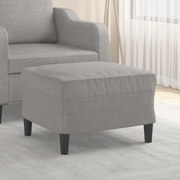 Υποπόδιο Ανοιχτό Γκρι 60 x 50 x 51 εκ. Υφασμάτινο 349279