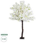 GloboStar® Artificial Garden BIANCA CHERRY BLOSSOM TREE 20141 Τεχνητό Διακοσμητικό Δέντρο Λευκή Κερασιά Υ160cm