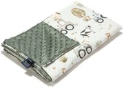 Κουβέρτα Minky Αγκαλιάς (80x100) La Millou ABC Farm Khaki
