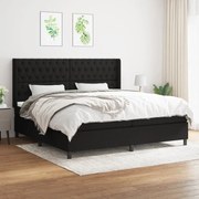 ΚΡΕΒΑΤΙ BOXSPRING ΜΕ ΣΤΡΩΜΑ ΜΑΥΡΟ 200X200 ΕΚ. ΥΦΑΣΜΑΤΙΝΟ 3131699