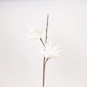 Κλαδί Με Λουλούδι Το Αστέρι Της Βηθλεέμ Foam 30x93εκ. Λευκό ESTHETI 816-20057