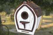 Intra απο ξύλο plywood 3mm-4mm πάχος Birdhouse Cut  | Τροφοδότης πουλιών | CNC Δίασταση 15x15 cm INTRAFABR-122677836