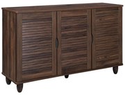 Παπουτσοθήκη 3 Πόρτες Ε83730 110x33x77cm Walnut