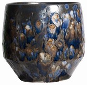 Supergreens Κασπώ Κεραμικό Harris Στρογγυλό Μπλε 25x25x22 εκ. - 5870-8 - 5870-8