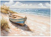 Πίνακας Καμβάς Boato 296-000065 100x3x70cm Multi Inart Οριζόντιοι Καμβάς