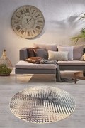 Χαλί Fusion 882CHL1113 Beige-Black Conceptum Hypnose 100X100cm Round
