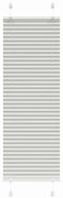 vidaXL Πλισέ περσίδα ανοιχτό γκρι 45x150 cm Πλάτος υφάσματος 44,4 cm