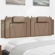 vidaXL Μαξιλάρι για Κεφαλάρι Viana Καπουτσίνο 160 εκ. από Συνθετικό Δέρμα