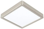 Έξυπνο Φωτιστικό Οροφής Πάνελ LED 16,5W ΙΡ44 3CCT Dimmable 21x21cm Fueva-Z Eglo-900115-Νίκελ Ματ 900115