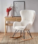 LIBERTO 2 leisure armchair cream / black / natural DIOMMI V-CH-LIBERTO_2-FOT-KREMOWY DIOMMI-60-21426