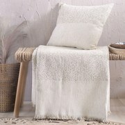 Ριχτάρι Vivir Ecru Ρυθμός Διθέσιο 180x240cm Βαμβάκι-Chenille