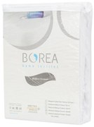 Borea Επίστρωμα Αδιάβροχο 70 x 140 cm + 25 cm Λευκό