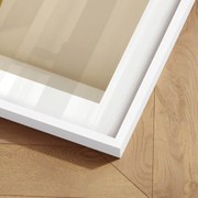Κορνίζα Nordic Line Slim Safety Modern Άσπρο Ξύλο Ακ. Γυαλί 50x70 cm INCADO