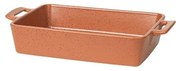 HASLE' Πυρίμαχο σκεύος Stoneware Etruscan Κόκκινος Γρανίτης 37x21,5 cm Broste Copenhagen