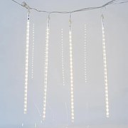 ΣΕΙΡΑ, 240 LED, 7V, ΜΕ 5 SNOWDROP 50cm, ΕΠΕΚΤΑΣΗ ΕΩΣ 3, ΜΕ ΜΕΤΑΣΧΗΜΑΤΙΣΤΗ, ΘΕΡΜΟ ΛΕΥΚΟ LED, ΠΡΟΕΚΤΑΣΗ ΠΑΡΟΧΗΣ 5m, IP44 Eurolamp 600-11431