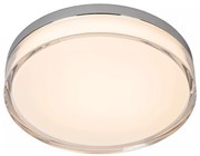 Φωτιστικό Οροφής Lucide 78151-18-61 PLANO Λευκό (White)|Χρώμιο (Chrome) 2700 K