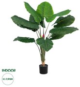 GloboStar® Artificial Garden TARO 20216 Τεχνητό Διακοσμητικό Φυτό Κολοκασία Υ140cm