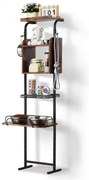 VEVOR Pet Feeding Station with Storage Dog Food &amp; Toy Organizer Raised Dog Bowls