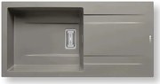 Νεροχύτης Pyramis Kartesio 1B 1D-Industrial Grey-Μήκος: 100 εκ.
