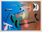 Εκτύπωση τέχνης Composition, Joan Miró