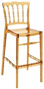 Siesta Opera/S* Barstool Transparent Gold metax-01-00-2729 διάστ.52.0000 x 48.0000 x 113.0000