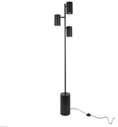 ΔΑΠΕΔΟΥ ΜΑΥΡΟ ΜΕΤΑΛΛΟ D15*H165cm 3ΧΕ27 KENNETH ACA MF240573