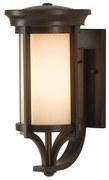 Φανάρι Απλίκα Φωτιστικό Τοίχου 1xE27 IP44 Merrill Elstead Lighting-FE-MERRILL1-S-Μπρονζέ FE-MERRILL1-S
