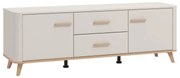 Έπιπλο τηλεόρασης DARWEN 154 3K2F2V Cashmere - Artisan Oak 154x40x53εκ. 154x40x53 εκ.