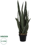 20063 GloboStar®  Artificial Garden DRACAENA TRIFASCIATA 20063 Τεχνητό Διακοσμητικό Φυτό Σανσεβιέρια Υ90cm