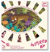 Djeco Inspired by Le Douanier Rousseau - Δημιουργώ με χαλκομανίες Ζωάκια στη φύση