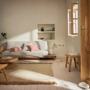 Ριχτάρι Lined 390/ 15 Rock Grey Gofis Home Πολυθρόνα 180x180cm Cotton-Polyester