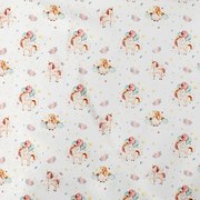Πάνα Χασέ (80x80) Dimcol Unicorn 209 White-Salmon