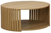 Τραπέζι σαλονιού Heavenly pakoworld MDF φυσικό Φ83x38εκ 260-000012