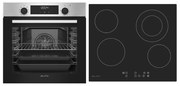 SILIFO ΣΕΤ ΦΟΥΡΝΟΣ ΗΛΕΚΤΡΙΚΟΣ SF6855BOI INOX 76LT + ΕΣΤΙΑ ΚΕΡΑΜΙΚΗ SF6822HV5 SILIFO 999-002-90146
