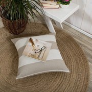 Μαξιλαροθήκη Διακοσμητική Gella 02 Beige Teoran 65Χ65 Cotton-Polyester