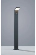 Επιδαπέδιο Φωτιστικό Κολονάκι LED 8W Ανθρακί IP54 Ανιχνευτής Κίνησης Pearl 421169142 Trio Lighting-421169142-Ανθρακί 421169142