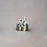 ΣΠΙΤΑΚΙ ΦΩΤΙΖΟΜΕΝΟ, 4 LED, ΜΠΑΤΑΡΙΑΣ, ΚΑΡΟ, 29x19x28cm