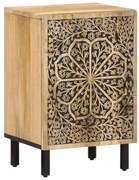 vidaXL Ντουλάπι Μπάνιου 38 x 33 x 58 εκ. από Μασίφ Ξύλο Μάνγκο