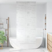 vidaXL Κουρτίνα Μπάνιου Ρολό Σχέδιο Πιτσιλιά 100 x 240 εκ.