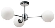 Φωτιστικό Οροφής 5014-3 45x25cm 3xG9 White-Chrome Inlight