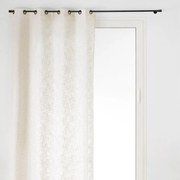 Κουρτίνα Linen Effect 027.1612721 Με Τρουκς Ecru 140X260 Λινό-Πολυέστερ