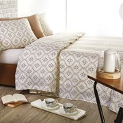 Σεντόνια Μονά (Σετ) Whitegg R007/1 Εκρού ΧΩΡΙΣ ΛΑΣΤΙΧΟ 175x270