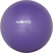 Amila Μπάλα Γυμναστικής GYMBALL 55cm Μωβ (95830)