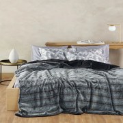Κουβέρτα Dynasty 30 Γούνινη Grey Kentia Υπέρδιπλo 220x230cm Οικολογική Γούνα