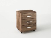 Intrahome Συρταριέρα τροχήλατη σε χρώμα καρυδί 45x40x53 Intrahomesa-00652248