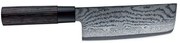 Μαχαίρι Nakiri Shippu Black FD-1598 16,5cm Από Δαμασκηνό Ατσάλι Silver-Black Tojiro Steel,Wood