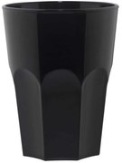 Ποτήρι Πισίνας Για Νερό Rox FM-B65 Φ8,3x10cm 290ml Black Bar&amp;Wine Πλαστικό