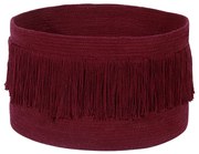 Καλάθι Αποθήκευσης (Φ45x30) Lorena Canals Fringes Savannah Red
