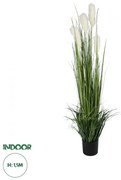 Τεχνητό Διακοσμητικό Φυτό Γρασίδι Πάμπας Artificial Garden PAMPAS GRASS 20106 Globostar 20106 Πράσινο